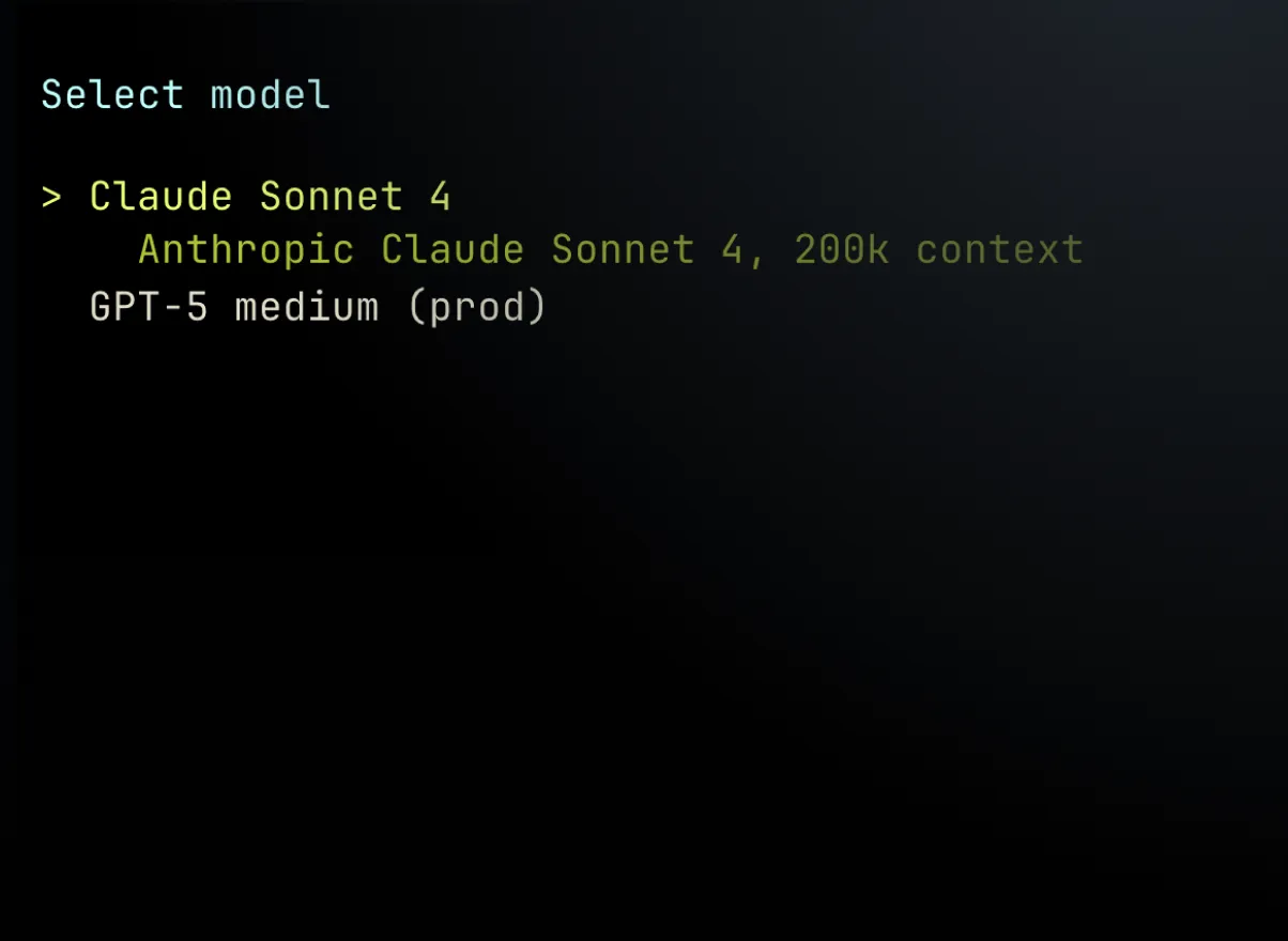 Model Picker