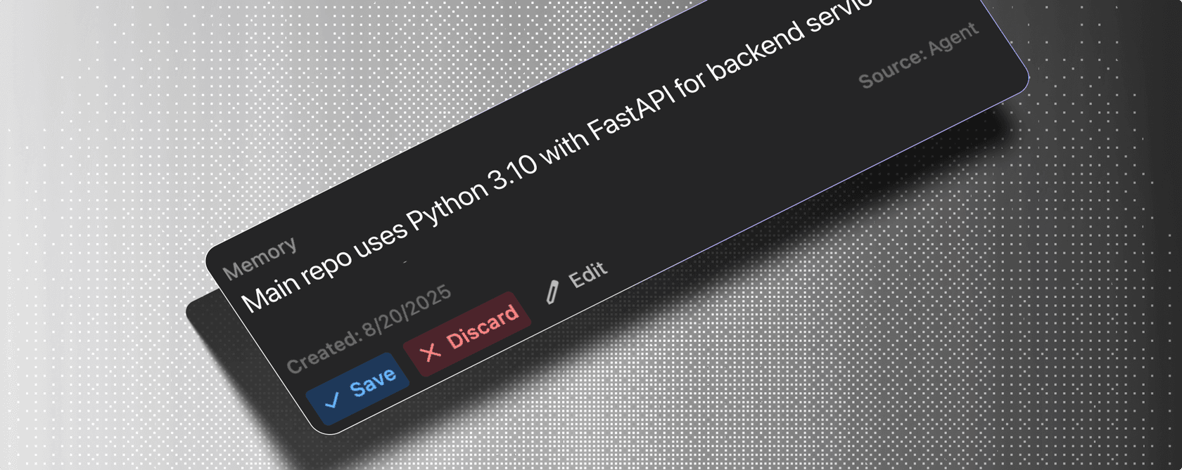 Agent Memory Review— curate what your agent remembers