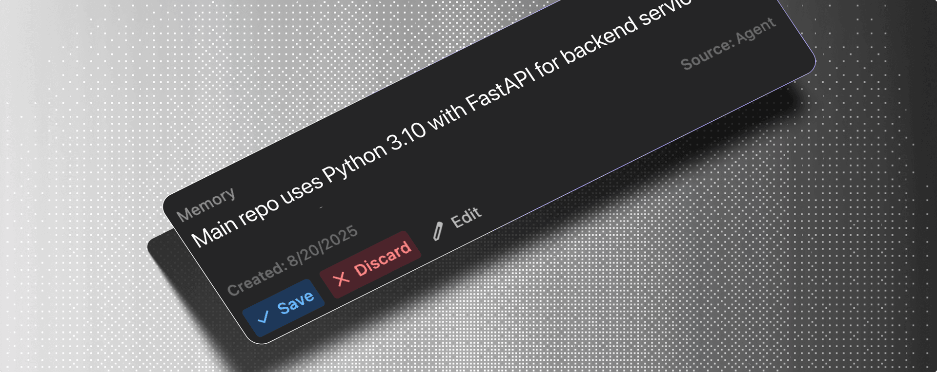 Agent Memory Review— curate what your agent remembers