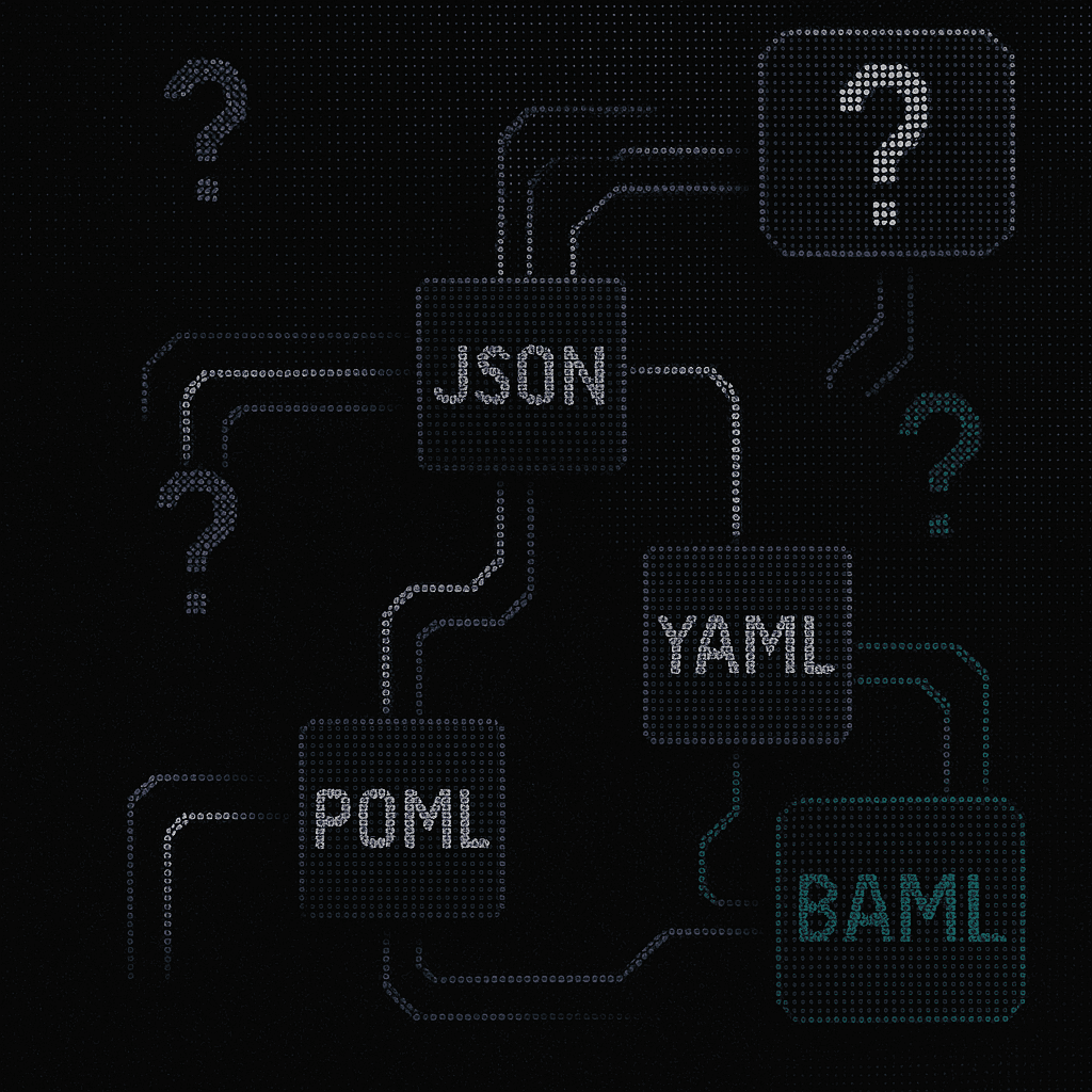 BAML vs POML vs YAML vs JSON for LLM Prompts