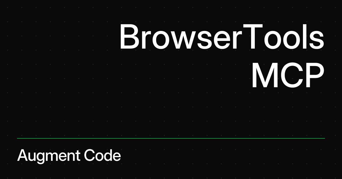 BrowserTools MCP by AgentDeskAI | Browser Monitoring & Audits