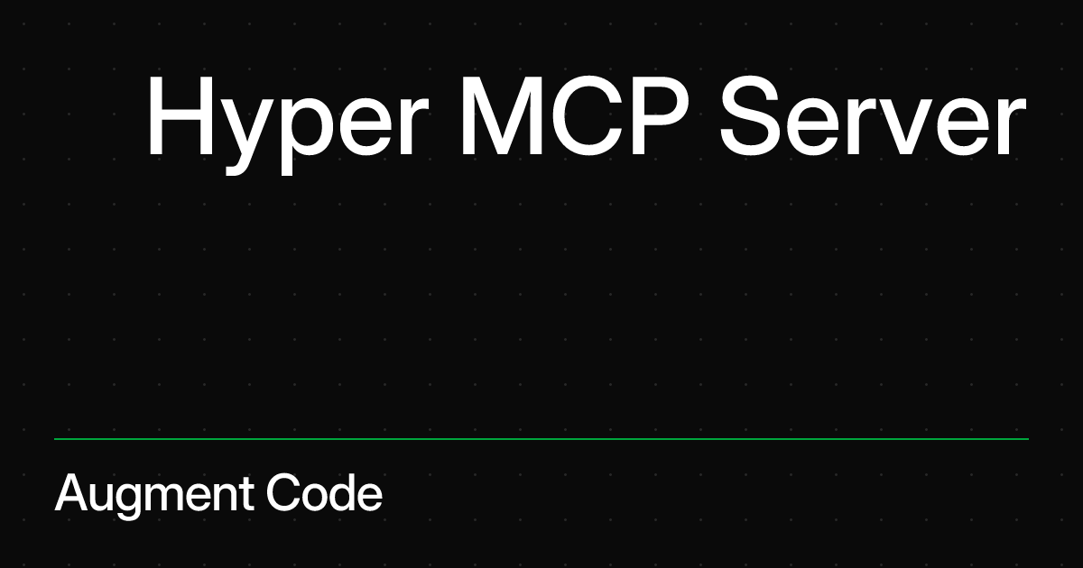 Hyper MCP Server by tuananh | Secure MCP Plugin Runtime