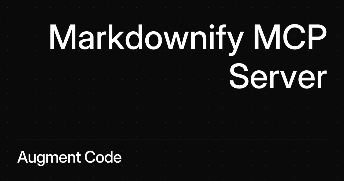 Markdownify MCP Server by zcaceres | Markdown Content Conversion