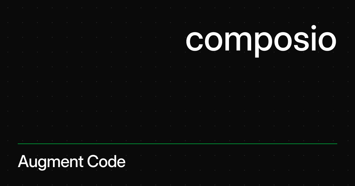 Composio MCP by ComposioHQ | AI Tool Integrations