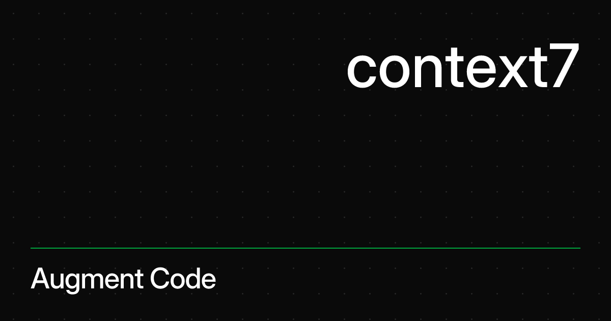 Context7 MCP by Upstash | Code Docs for LLMs